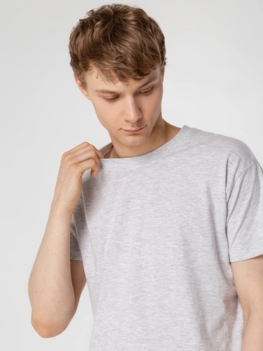 Футболка унисекс Regent 150, светло-серый меланж Футболка унисекс Regent 150, светло-серый меланж