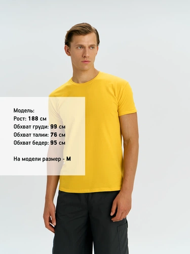 Футболка унисекс Regent 150, желтая Футболка унисекс Regent 150, желтая
