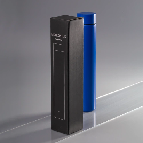 Термобутылка Metropolis, синяя Термобутылка Metropolis, синяя