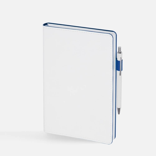 Ежедневник White Shall, недатированный, бело-синий Ежедневник White Shall, недатированный, бело-синий