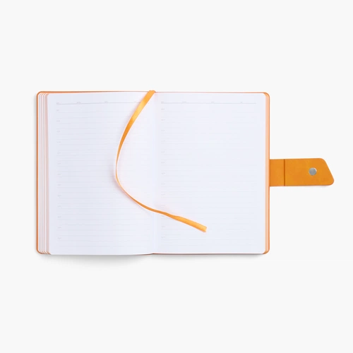 Ежедневник Boom, недатированный, черный с оранжевым Ежедневник Boom, недатированный, черный с оранжевым