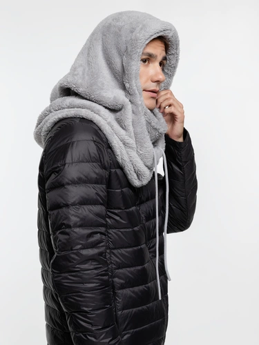 Балаклава-капюшон Flocky, серая Балаклава-капюшон Flocky, серая