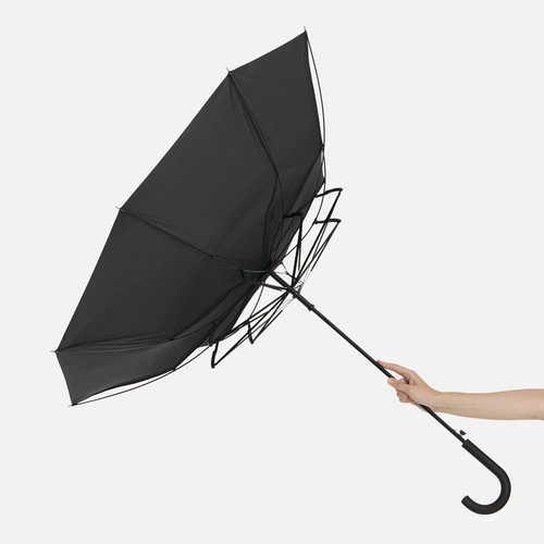 Зонт-трость Wind, черный Зонт-трость Wind, черный
