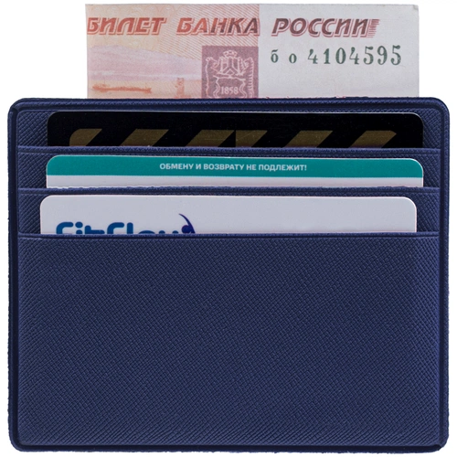 Чехол для карточек Devon, синий Чехол для карточек Devon, синий