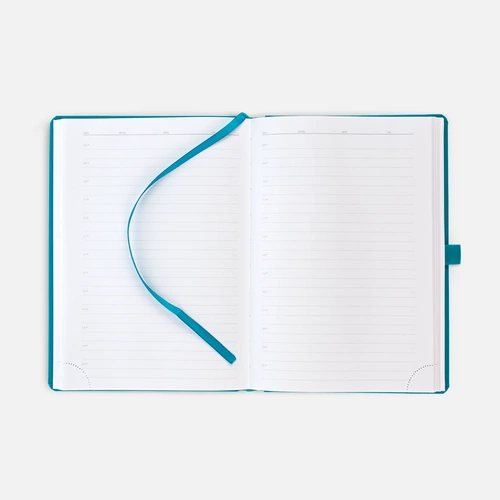 Ежедневник Favor Gold, недатированный, бирюзовый Ежедневник Favor Gold, недатированный, бирюзовый