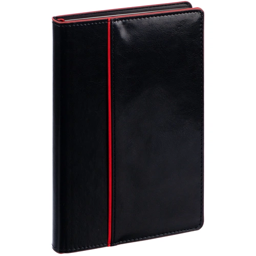 Ежедневник Alanis, недатированный, черный с красным Ежедневник Alanis, недатированный, черный с красным
