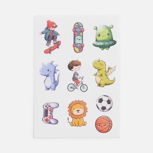 Стикерпак бумажный Thematik, для мальчиков Стикерпак бумажный Thematik, для мальчиков