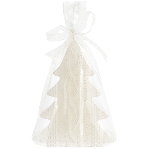 Свеча Kniteam, елка, белая Свеча Kniteam, елка, белая