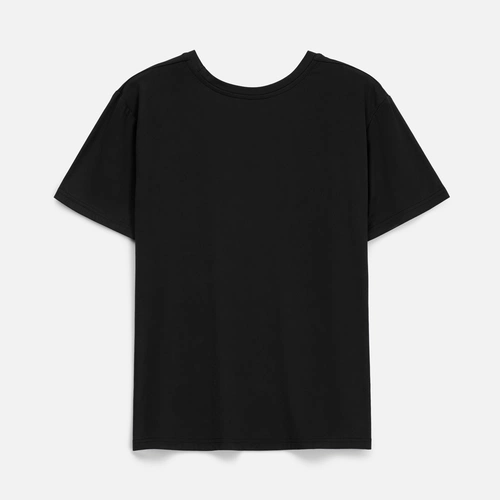 Футболка унисекс Senti, черная Футболка унисекс Senti, черная