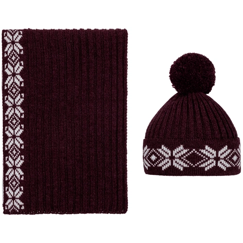 Шарф Eira, бордовый Шарф Eira, бордовый