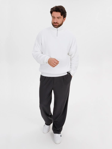 Джемпер Siluetti Birne, молочно-белый Джемпер Siluetti Birne, молочно-белый