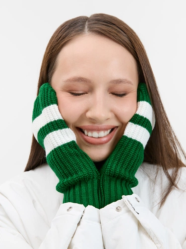 Варежки Winwear, зеленые (глубокий зеленый) Варежки Winwear, зеленые (глубокий зеленый)