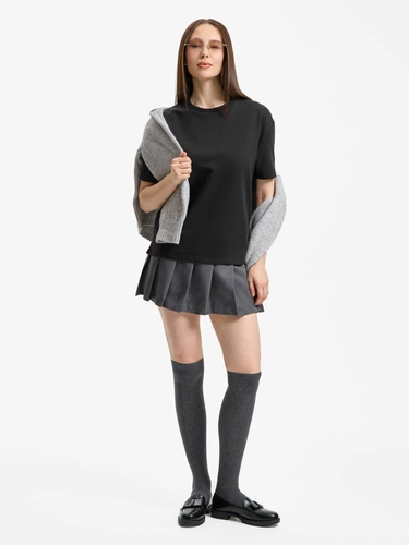 Футболка унисекс Durington, черная Футболка унисекс Durington, черная