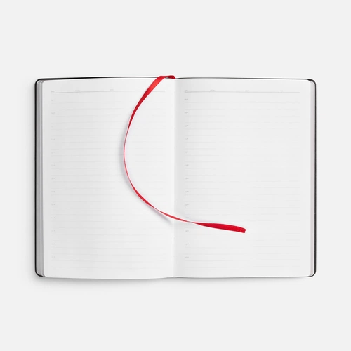 Ежедневник Nebraska Flex, недатированный, красный с серебристым Ежедневник Nebraska Flex, недатированный, красный с серебристым