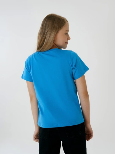 Футболка детская T-Bolka Kids, бирюзовая Футболка детская T-Bolka Kids, бирюзовая