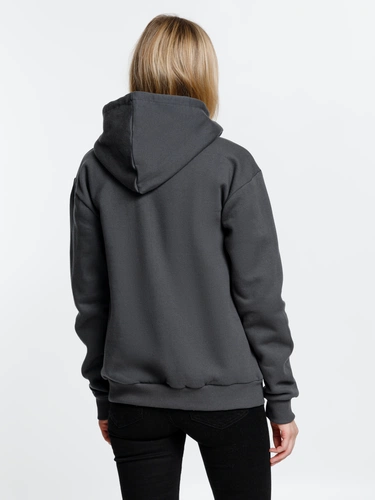 Толстовка на молнии с капюшоном Siverga Heavy, темно-серая (графит) Толстовка на молнии с капюшоном Siverga Heavy, темно-серая (графит)