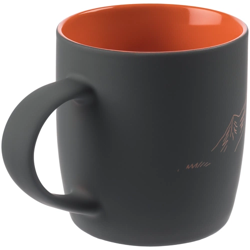 Кружка Surprise Touch с гравировкой «Горы», оранжевая Кружка Surprise Touch с гравировкой «Горы», оранжевая