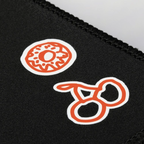 Коврик для мыши Paddo M, черный с DTF-печатью Коврик для мыши Paddo M, черный с DTF-печатью