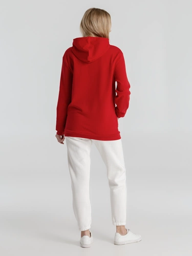 Толстовка с капюшоном унисекс Hoodie, красная Толстовка с капюшоном унисекс Hoodie, красная