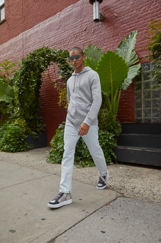 Толстовка на молнии с капюшоном унисекс BNC Inspire (Organic), ярко-синяя Толстовка на молнии с капюшоном унисекс BNC Inspire (Organic), ярко-синяя