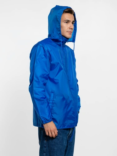 Ветровка унисекс Shift, ярко-синяя Ветровка унисекс Shift, ярко-синяя