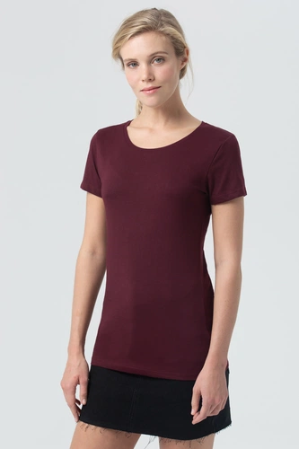 Футболка женская Martin Women, бордовая Футболка женская Martin Women, бордовая