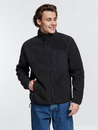 Куртка унисекс Fury, темно-серая (графит) Куртка унисекс Fury, темно-серая (графит)