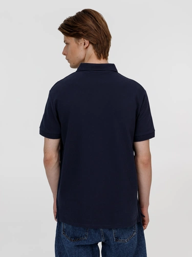 Рубашка поло унисекс Pacific, кобальт (темно-синяя) Рубашка поло унисекс Pacific, кобальт (темно-синяя)