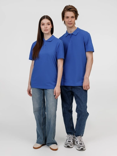 Рубашка поло унисекс Pulse, ярко-синяя (royal) Рубашка поло унисекс Pulse, ярко-синяя (royal)