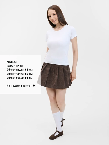 Футболка женская с круглым вырезом Lady 220 белая Футболка женская с круглым вырезом Lady 220 белая