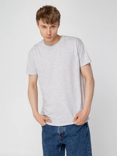 Футболка унисекс Regent 150, светло-серый меланж Футболка унисекс Regent 150, светло-серый меланж