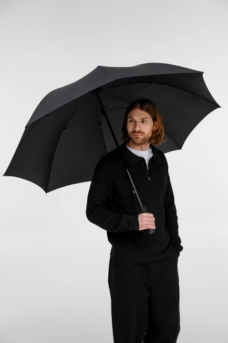 Зонт-трость U.900, черный Зонт-трость U.900, черный