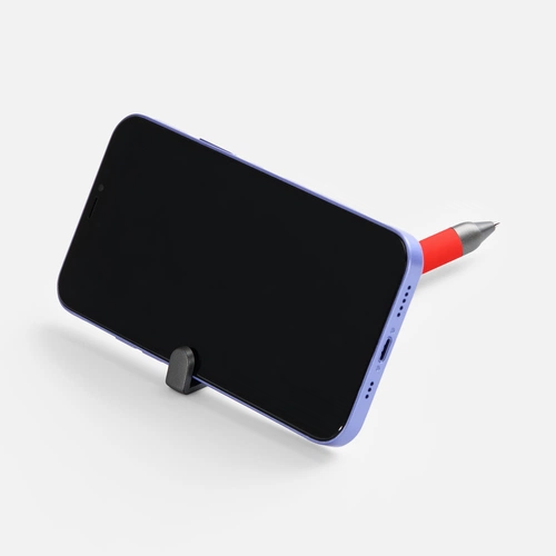 Ручка шариковая Standic с подставкой для телефона, красная Ручка шариковая Standic с подставкой для телефона, красная