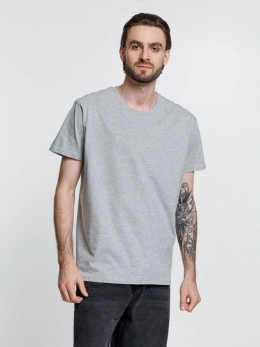 Футболка унисекс Ankara, серый меланж Футболка унисекс Ankara, серый меланж