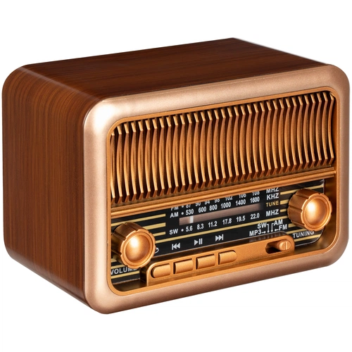 Bluetooth-колонка с радио Beatnik, коричневая Bluetooth-колонка с радио Beatnik, коричневая