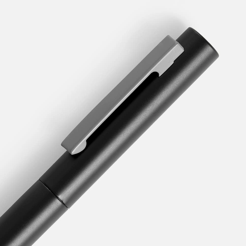 Ручка шариковая Inkolor, черная с серым Ручка шариковая Inkolor, черная с серым