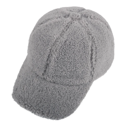 Бейсболка Oblako, утепленная, серая Бейсболка Oblako, утепленная, серая