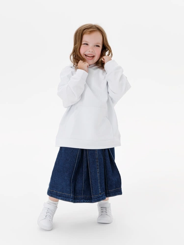 Худи детское оверсайз Houdini, белое Худи детское оверсайз Houdini, белое