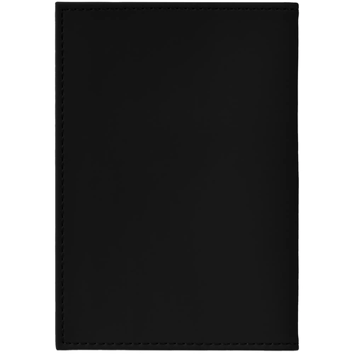 Обложка для паспорта Shall, черная Обложка для паспорта Shall, черная