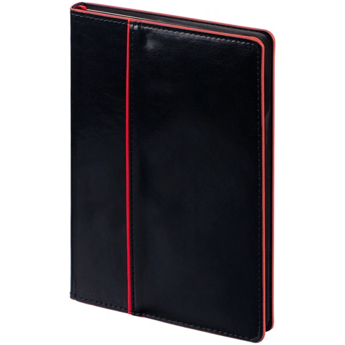 Ежедневник Alanis, недатированный, черный с красным Ежедневник Alanis, недатированный, черный с красным