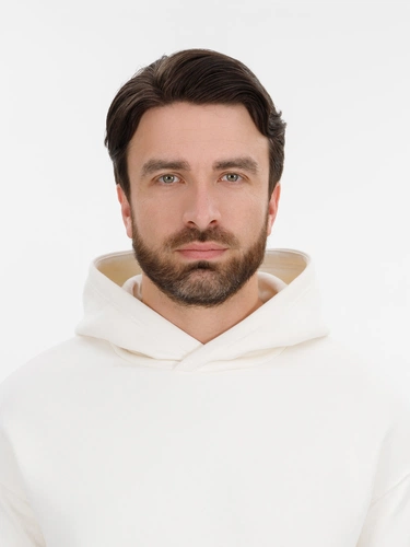 Худи оверсайз унисекс Snuggie, молочно-белое Худи оверсайз унисекс Snuggie, молочно-белое