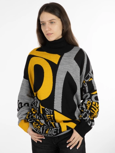 Свитер оверсайз на заказ Tricksy Net, полушерсть Свитер оверсайз на заказ Tricksy Net, полушерсть