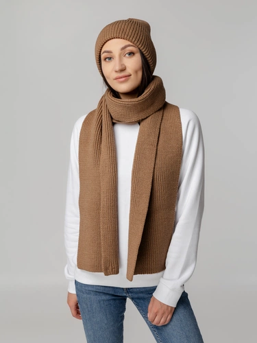 Шарф Tommi, бежевый меланж Шарф Tommi, бежевый меланж
