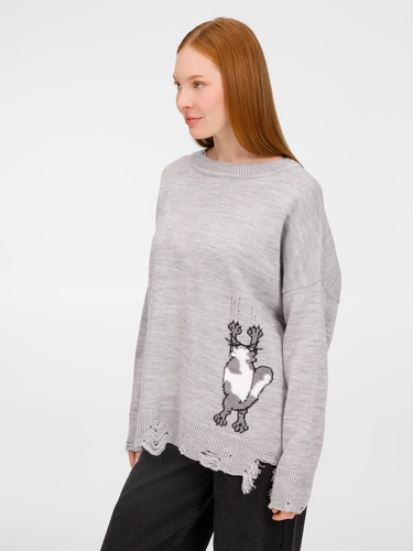 Джемпер Sharpick, серый Джемпер Sharpick, серый