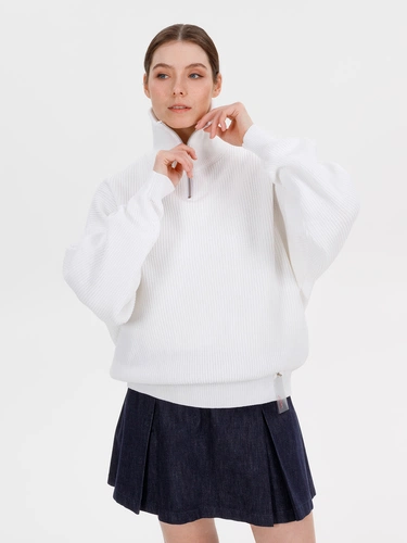 Джемпер Siluetti Birne, молочно-белый Джемпер Siluetti Birne, молочно-белый