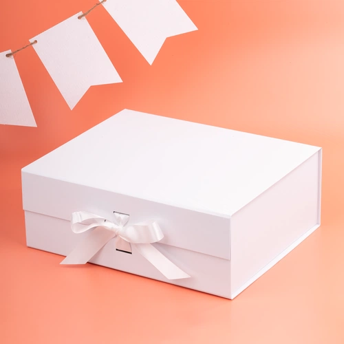 Коробка складная Rusetti, L, белая Коробка складная Rusetti, L, белая