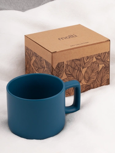 Чашка Jumbo в коробке матовая, морская волна Чашка Jumbo в коробке матовая, морская волна