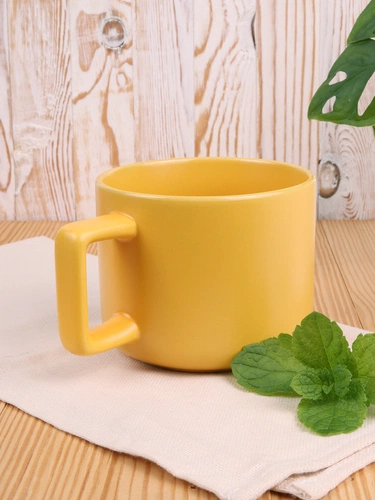 Чашка Jumbo в коробке матовая, желтая Чашка Jumbo в коробке матовая, желтая