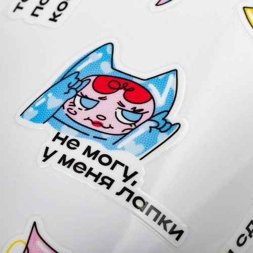 Набор наклеек UV-DTF Stiker Pack, S Набор наклеек UV-DTF Stiker Pack, S