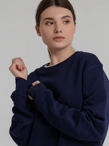 Свитшот унисекс King, темно-синий Свитшот унисекс King, темно-синий